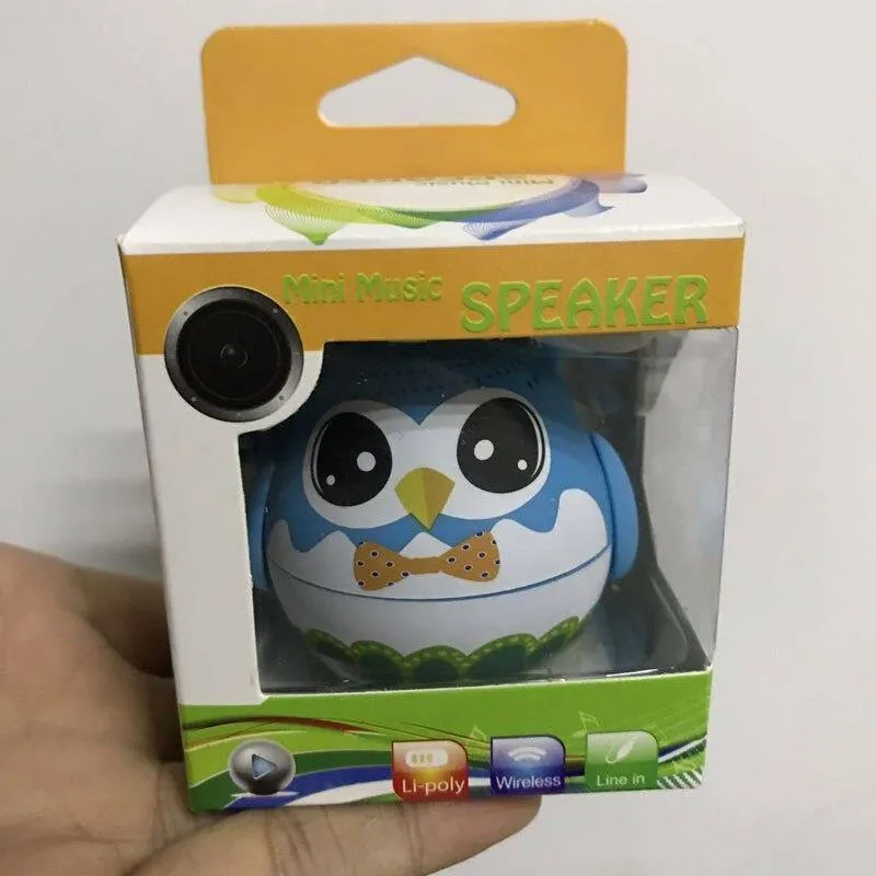 Mini Wireless  Cartoon Animal Bluetooth Speaker Musical Instruments