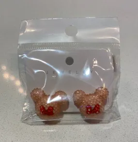 Minnie Mouse Sparkle Earrings