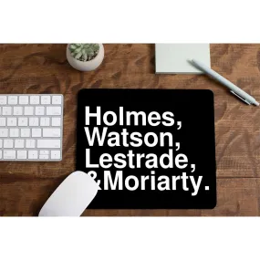 Mousepad - Holmes, Watson, Lestrade & Moriarty