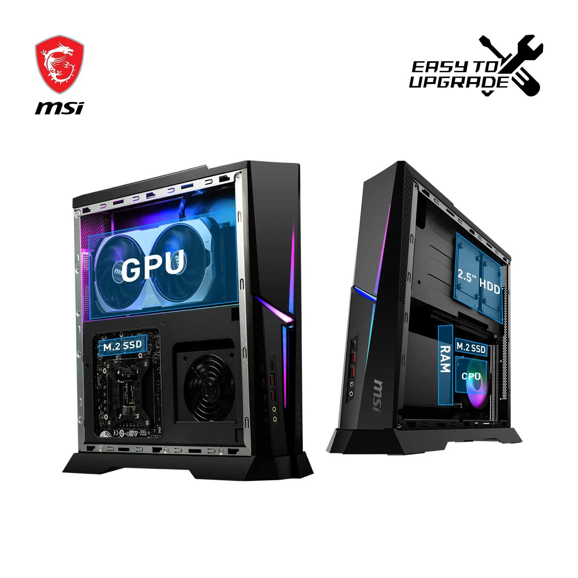 MSI MPG Trident AS 14NUD7-674AU Gaming Desktop (14th Gen Intel i7)[GeForce RTX 4060Ti]