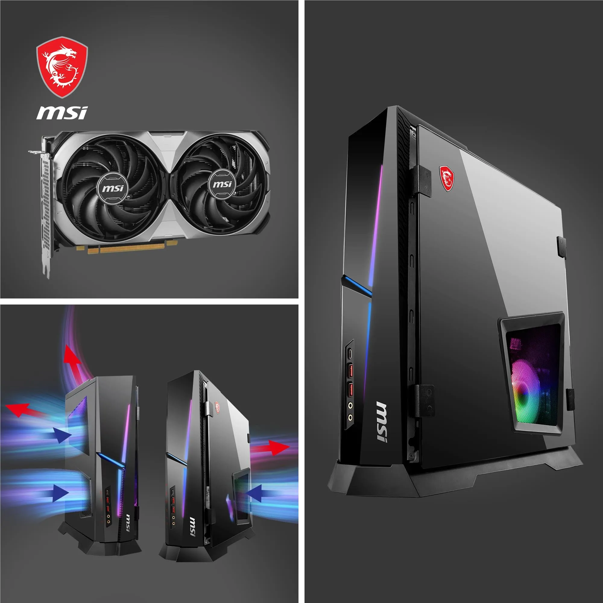 MSI MPG Trident AS 14NUD7-674AU Gaming Desktop (14th Gen Intel i7)[GeForce RTX 4060Ti]