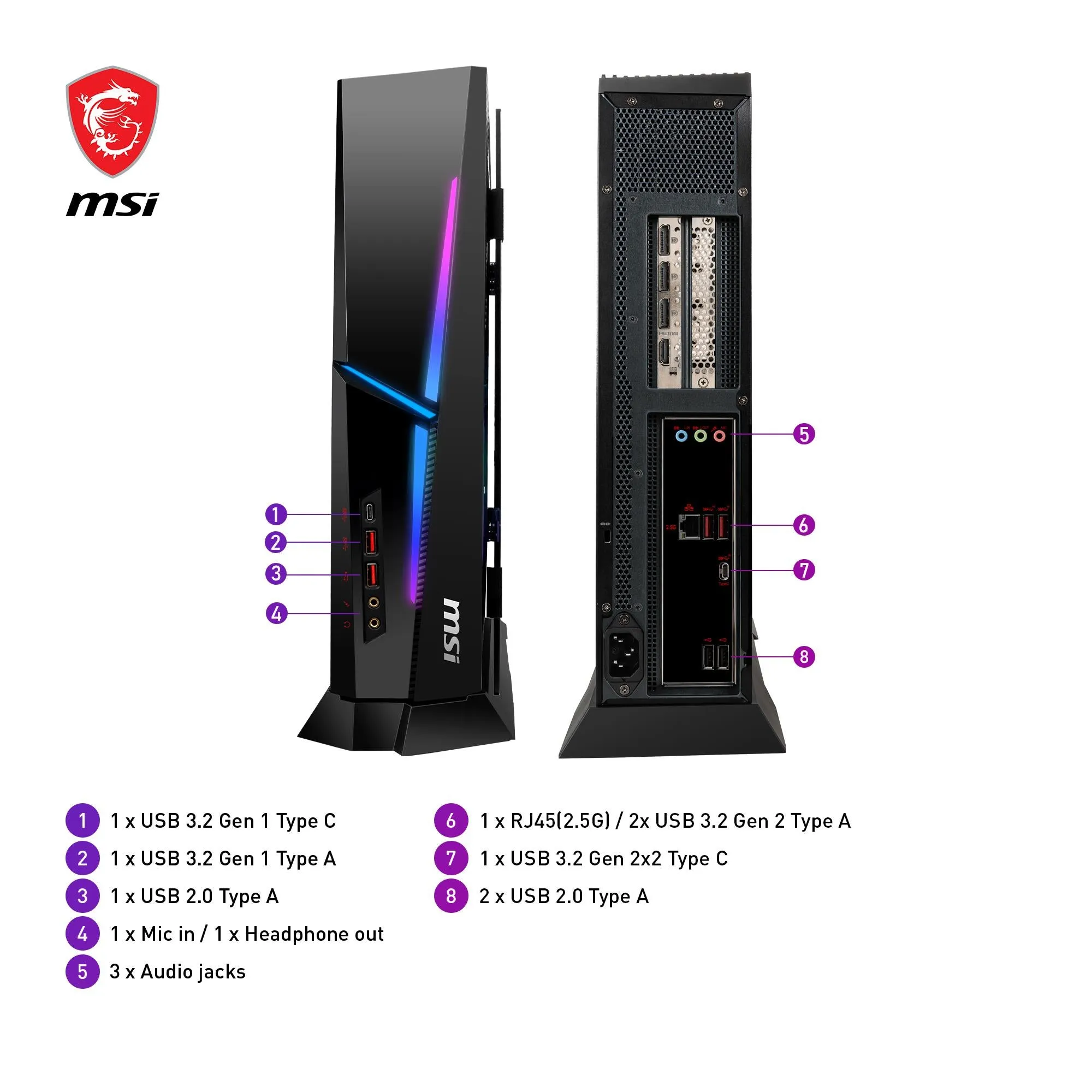 MSI MPG Trident AS 14NUD7-674AU Gaming Desktop (14th Gen Intel i7)[GeForce RTX 4060Ti]