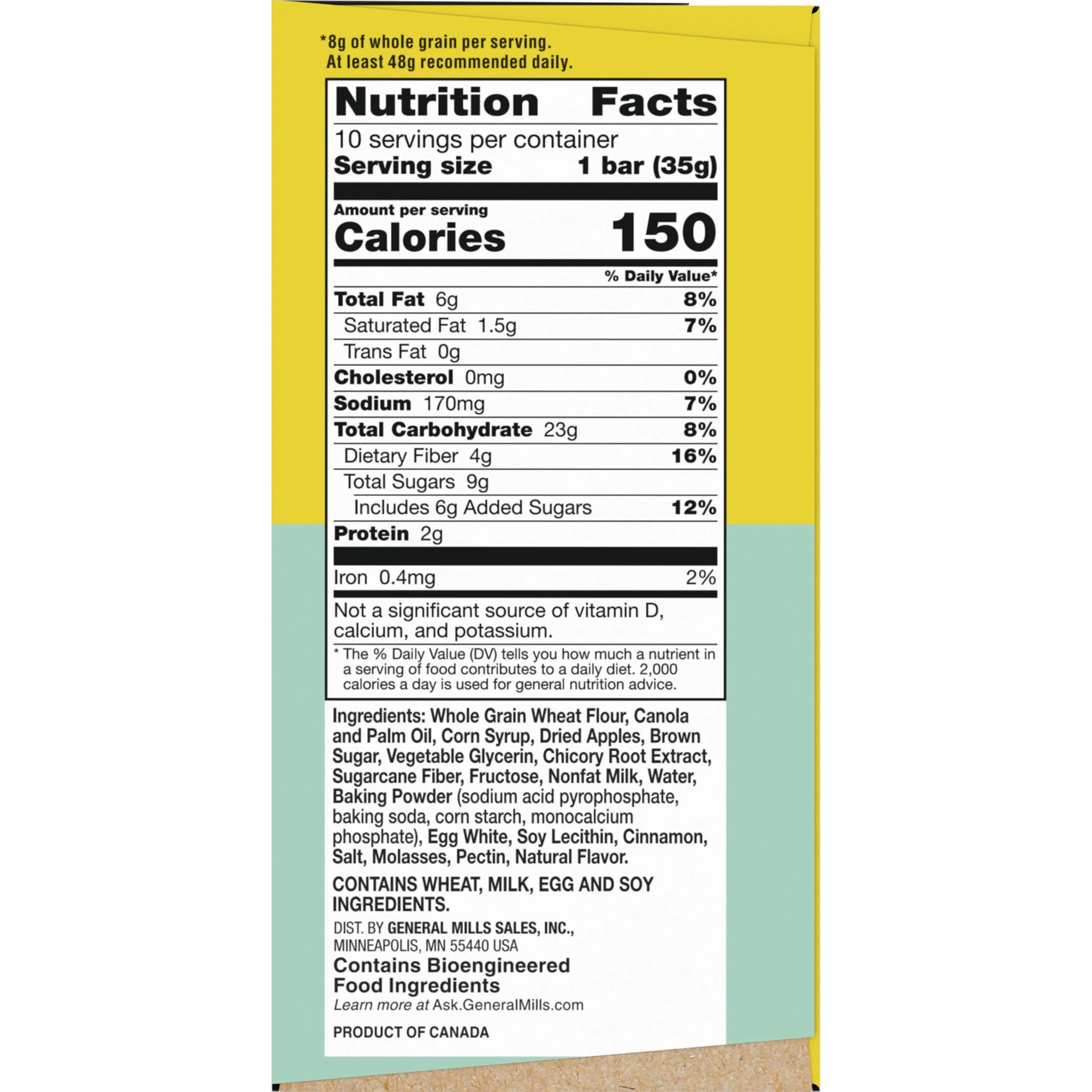 Nature Valley Soft-Baked Muffin Bars, Apple Cinnamon, Snack Bars, 10 Bars, 12.4 OZ