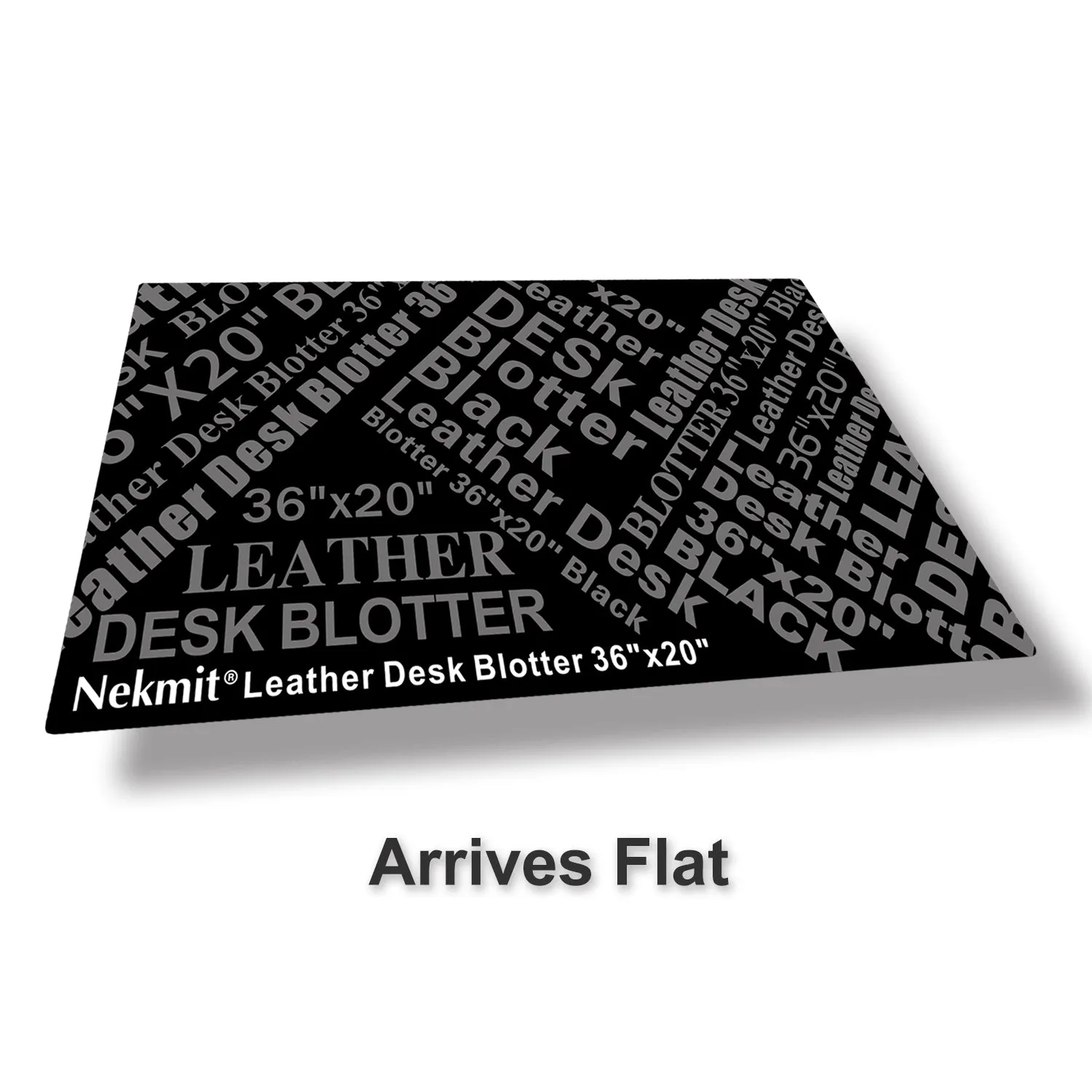 Nekmit Leather Desk Blotter Pad Black