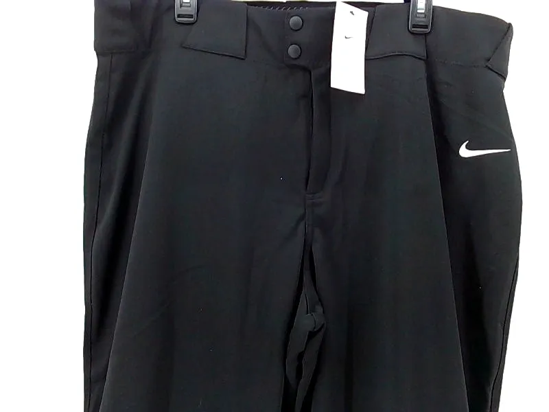 Nike Men's Black 3XLarge Baseball Pants with Regular Zipper