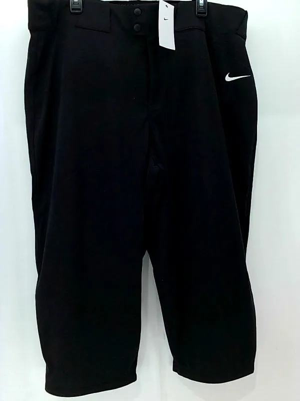 Nike Men's Black 3XLarge Baseball Pants with Regular Zipper