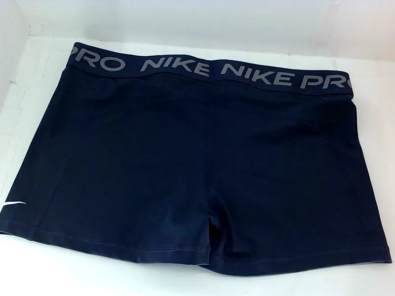 Nike Women's Pro 365 3 Inch Stretch Shorts XLarge Navy Blue