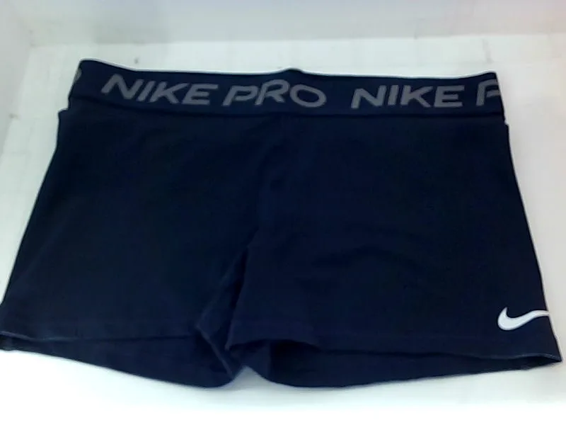 Nike Women's Pro 365 3 Inch Stretch Shorts XLarge Navy Blue