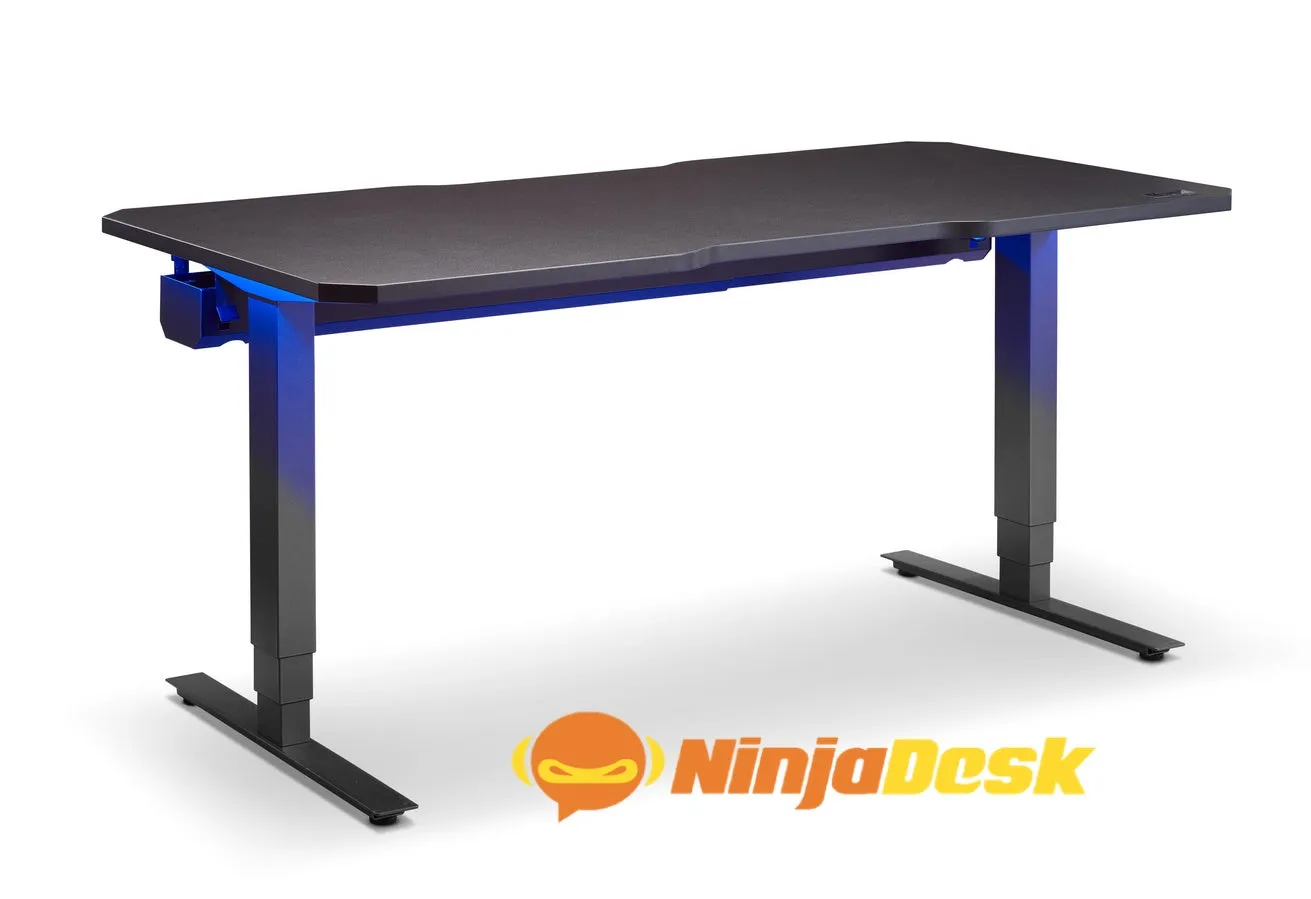 NINJA Professional Height Adjustable Gaming Desk (with Bluetooth control)