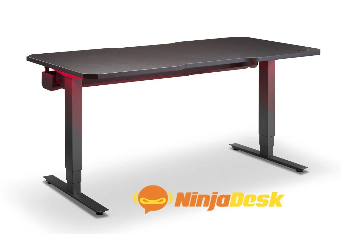 NINJA Professional Height Adjustable Gaming Desk (with Bluetooth control)