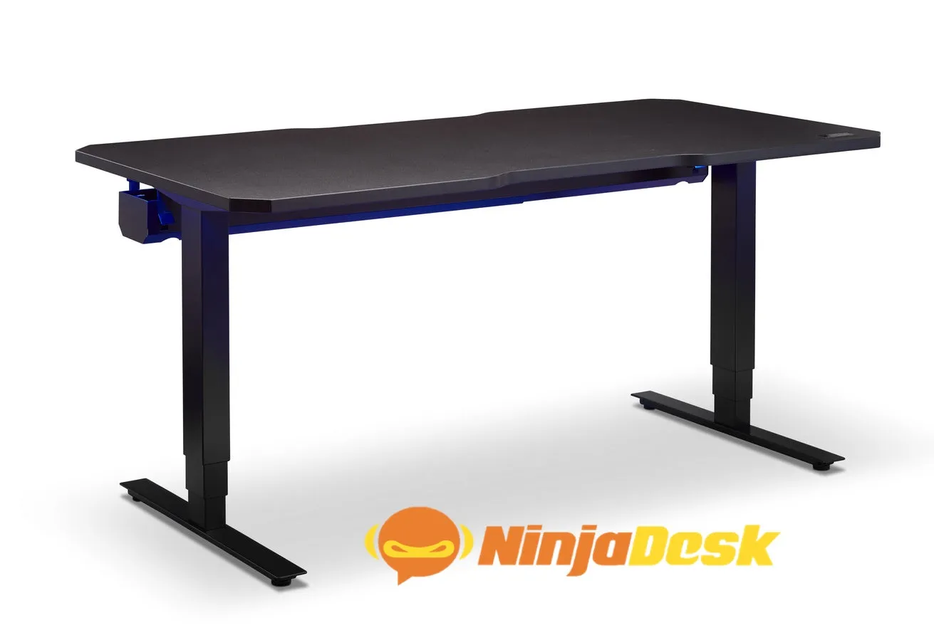 NINJA Professional Height Adjustable Gaming Desk (with Bluetooth control)