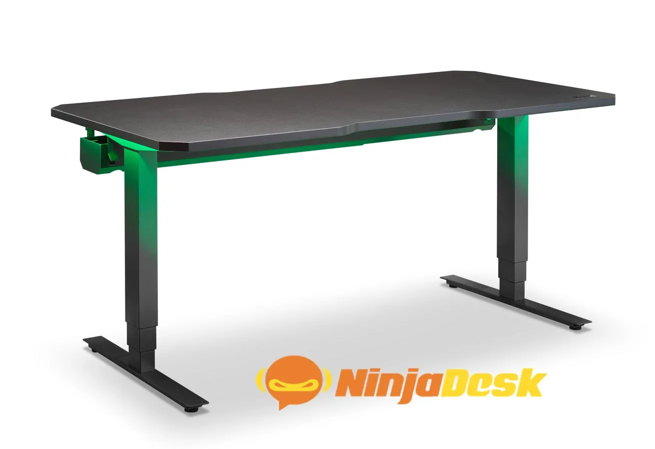 NINJA Professional Height Adjustable Gaming Desk (with Bluetooth control)