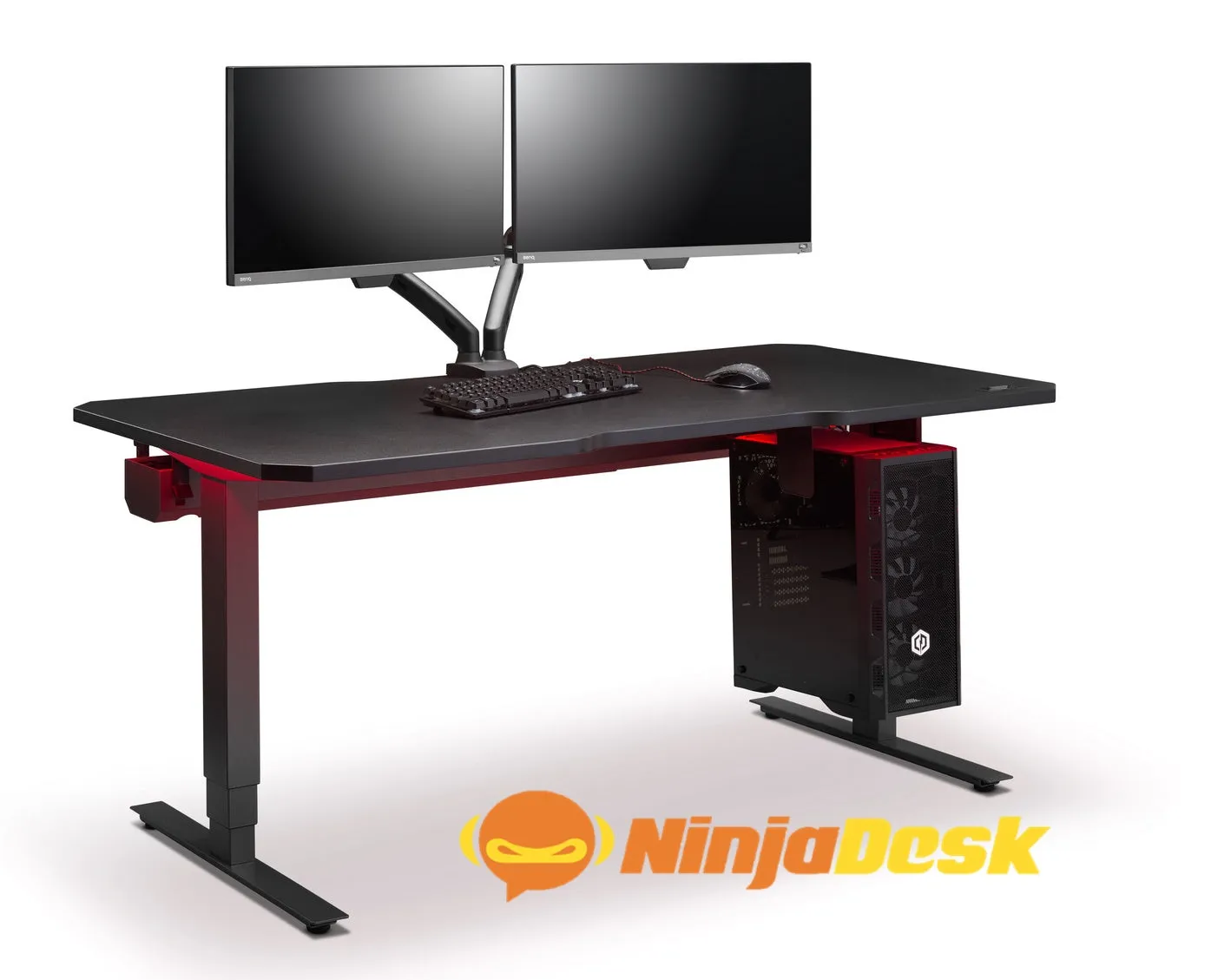 NINJA Professional Height Adjustable Gaming Desk (with Bluetooth control)