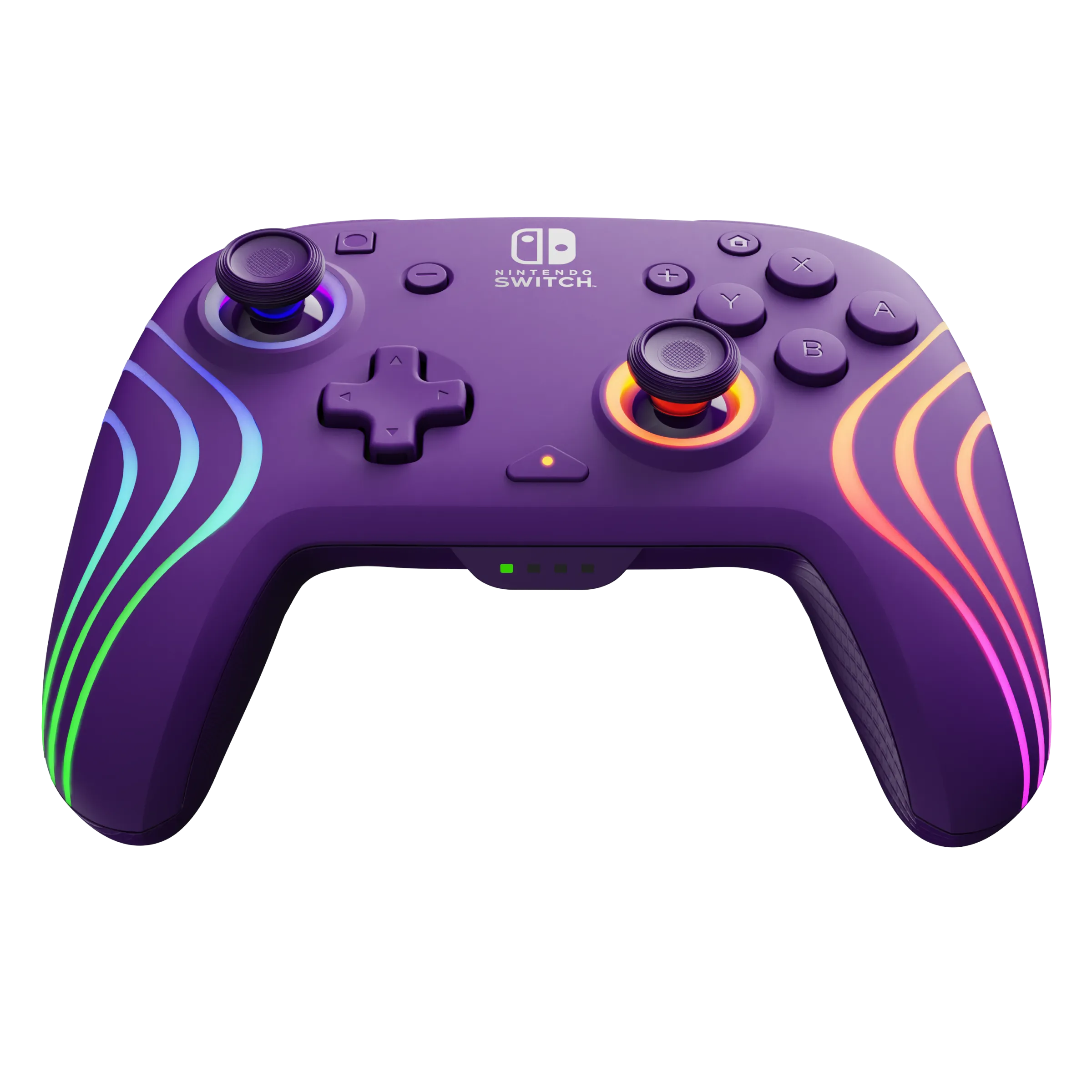 Nintendo Switch Purple Afterglow Wave Wireless Controller With Motion