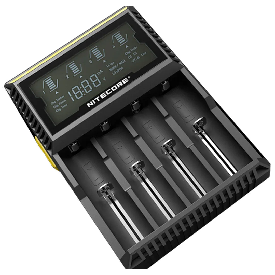 Nitecore D4 Digital 4-slot Universal IMR/Li-Ion Battery Charger