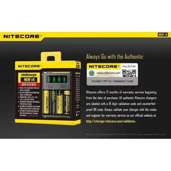 Nitecore NEW i4 Intellicharger 4 Battery Charger