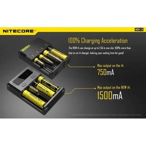 Nitecore NEW i4 Intellicharger 4 Battery Charger