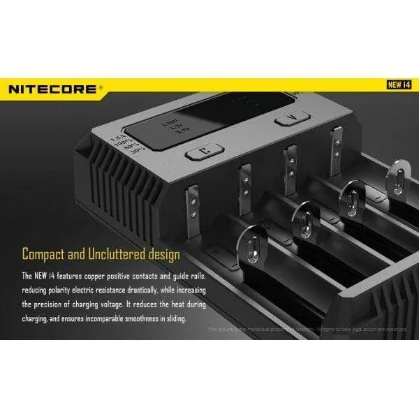 Nitecore NEW i4 Intellicharger 4 Battery Charger