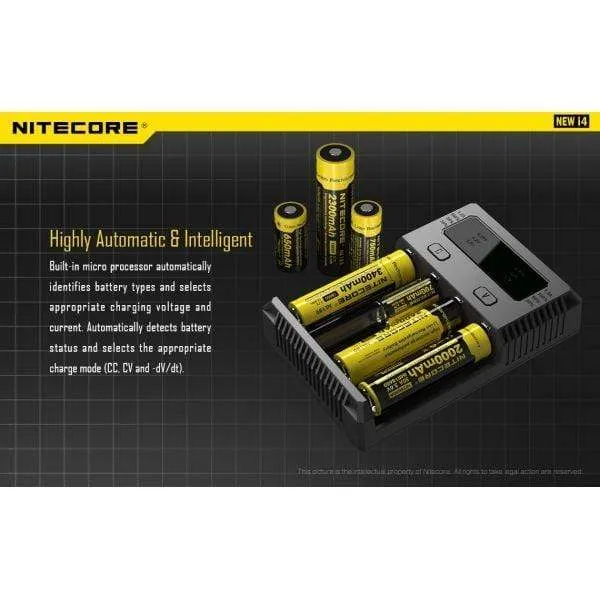 Nitecore NEW i4 Intellicharger 4 Battery Charger