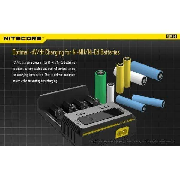 Nitecore NEW i4 Intellicharger 4 Battery Charger