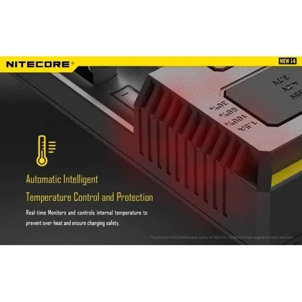 Nitecore NEW i4 Intellicharger 4 Battery Charger