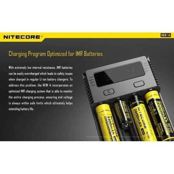 Nitecore NEW i4 Intellicharger 4 Battery Charger