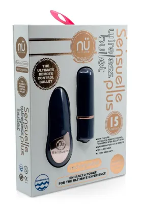 Nu Sensuelle Wireless Bullet Plus with Remote Control Rechargeable Silicone