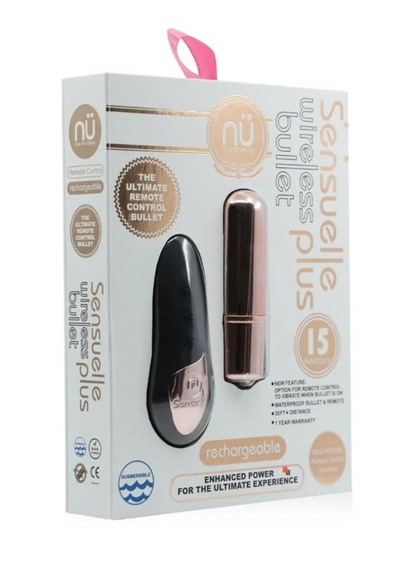 Nu Sensuelle Wireless Bullet Plus with Remote Control Rechargeable