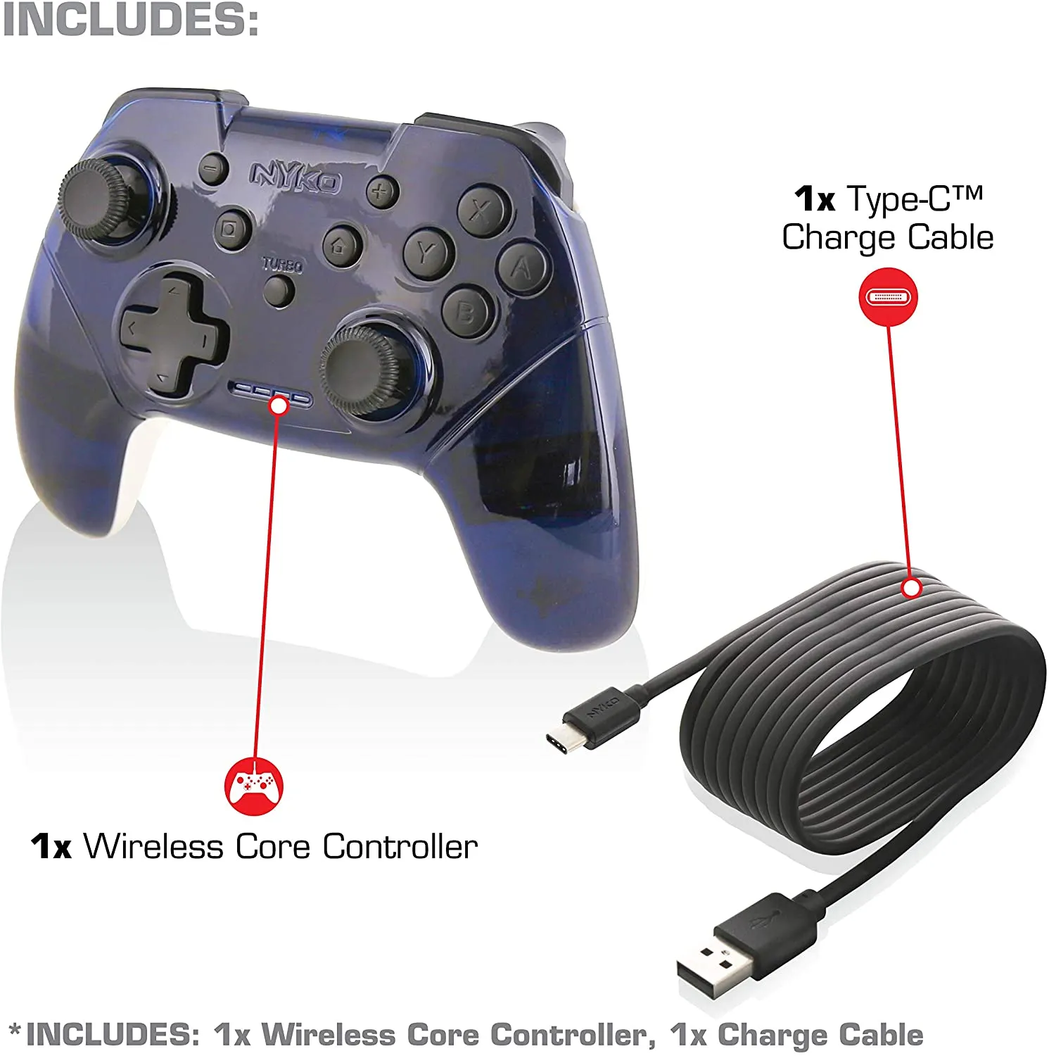 Nyko Wireless Core Controller for Nintendo Switch