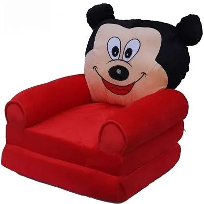 OMAJA HOME Mickey Mouse Baby Sofa Cum Bed Baby Chair for 0-2 Years Sofa Cum Bed Sofa Cum Bed (Pack 1)