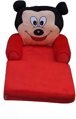 OMAJA HOME Mickey Mouse Baby Sofa Cum Bed Baby Chair for 0-2 Years Sofa Cum Bed Sofa Cum Bed (Pack 1)