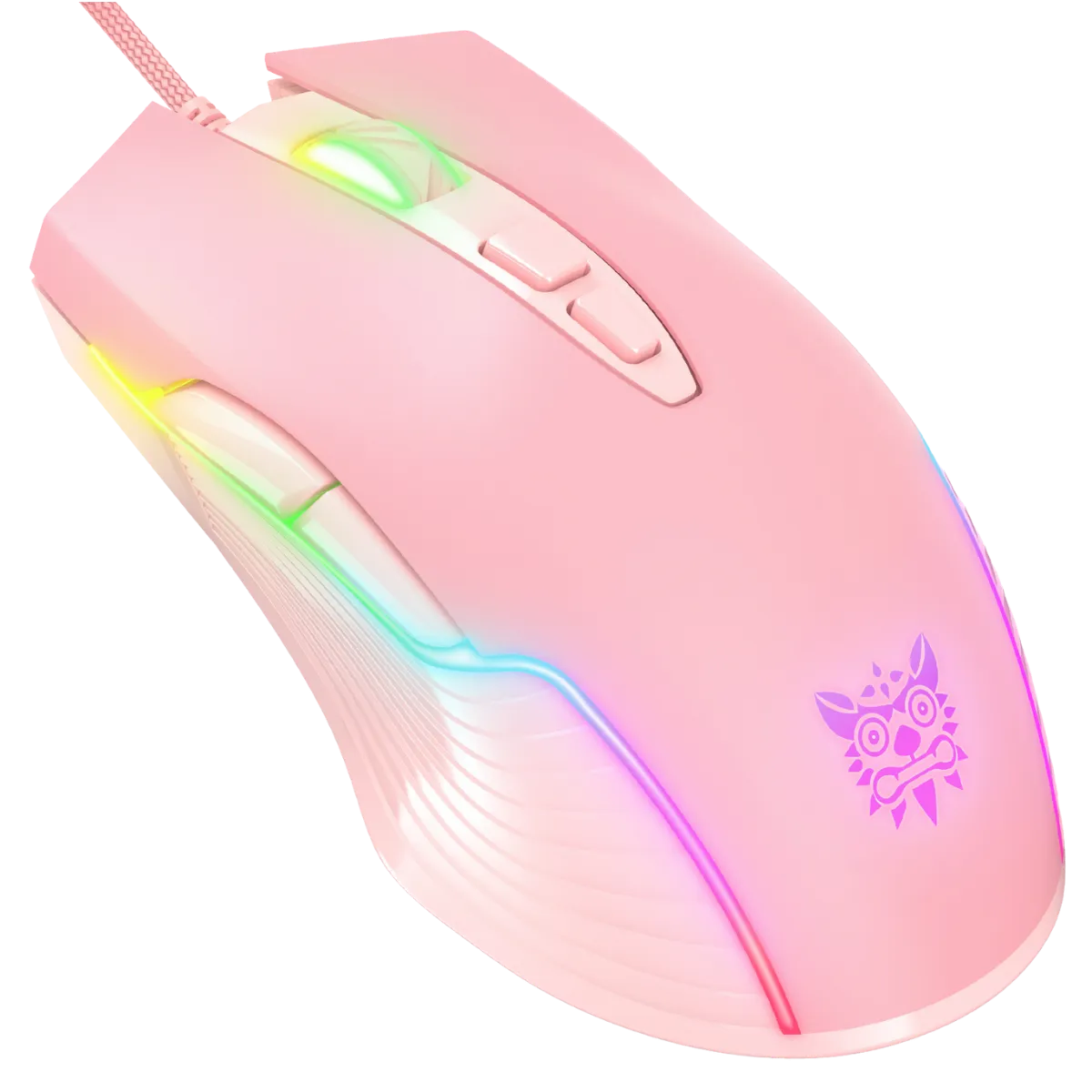 ONIKUMA CW905 6400 DPI Wired Gaming Mouse with Breathing LED Colors