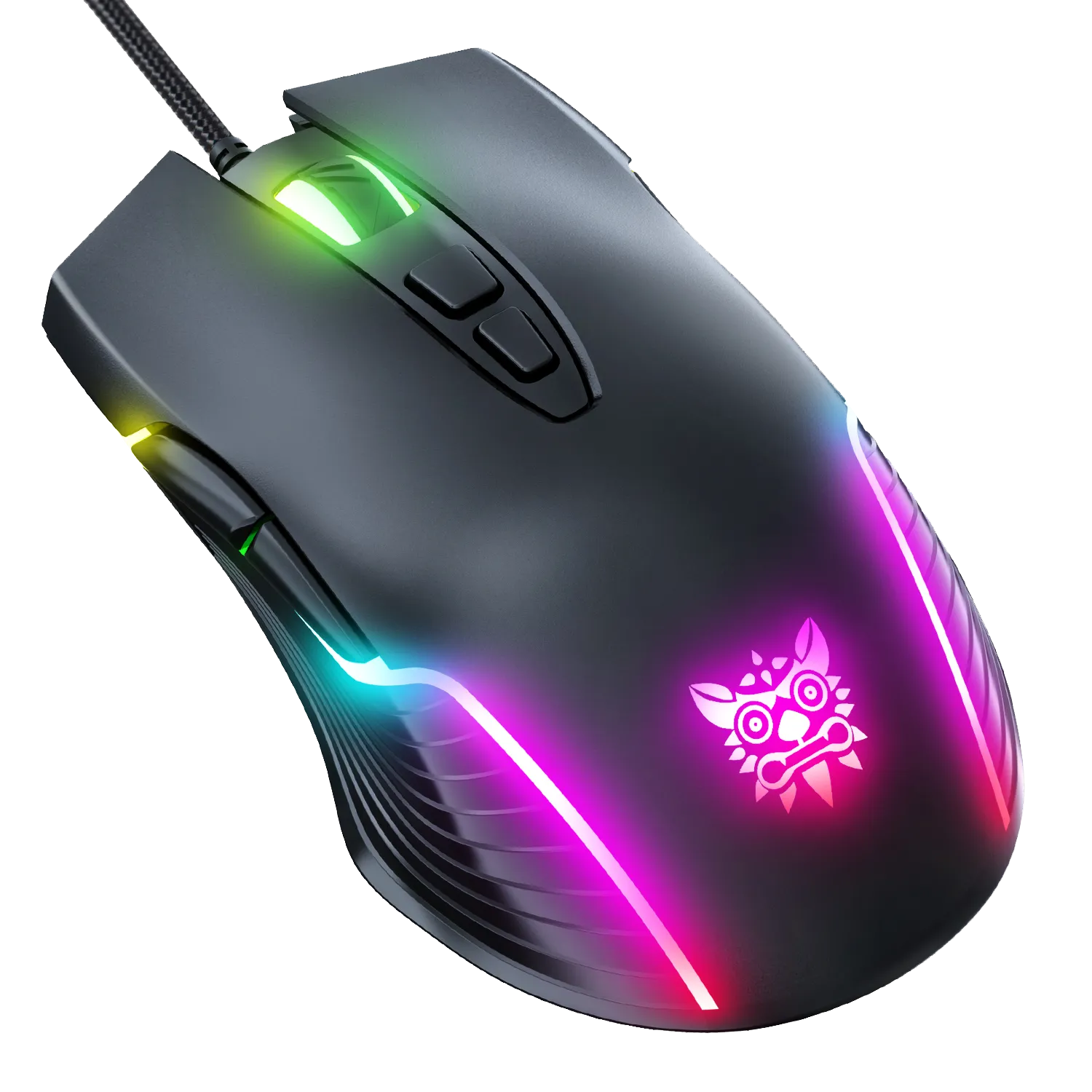 ONIKUMA CW905 6400 DPI Wired Gaming Mouse with Breathing LED Colors