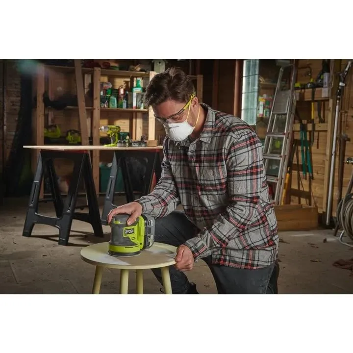 Open Box -  RYOBI ONE  18V Cordless 5 in. Random Orbit Sander (Tool Only)