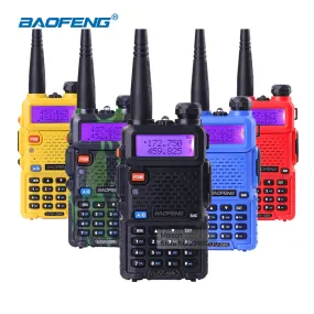 Original Baofeng UV-5R 5W Walkie Talkie UV5R Dual Band Handheld Two Way Radio Pofung UV 5R Walkie-Talkie Handheld Radio