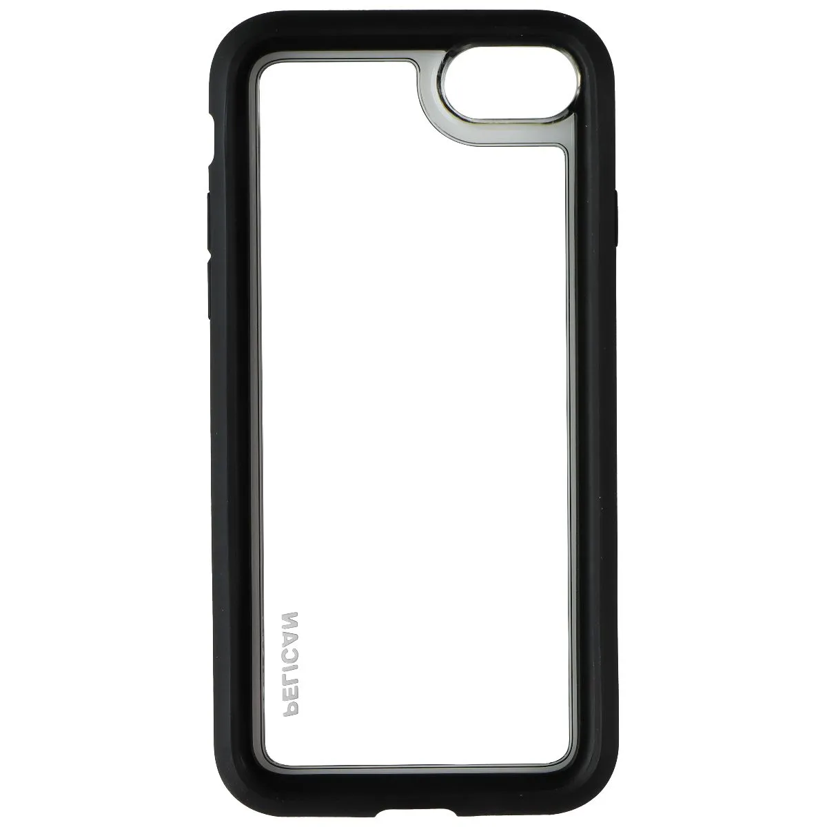 Pelican Adventurer Series Protective Case Cover for iPhone 8 7 - Clear / Black