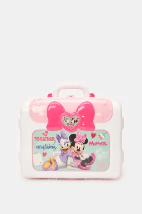 Pink And Fuchsia Minnie Doctor Play Suitcase (20 Piece)