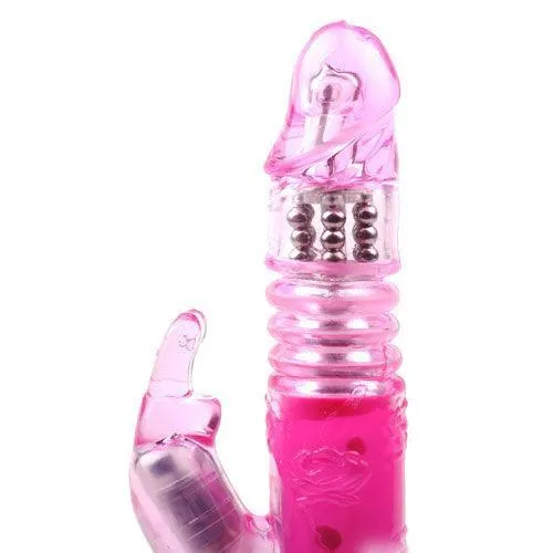 Pink Rabbit Vibrator With Thrusting Motion