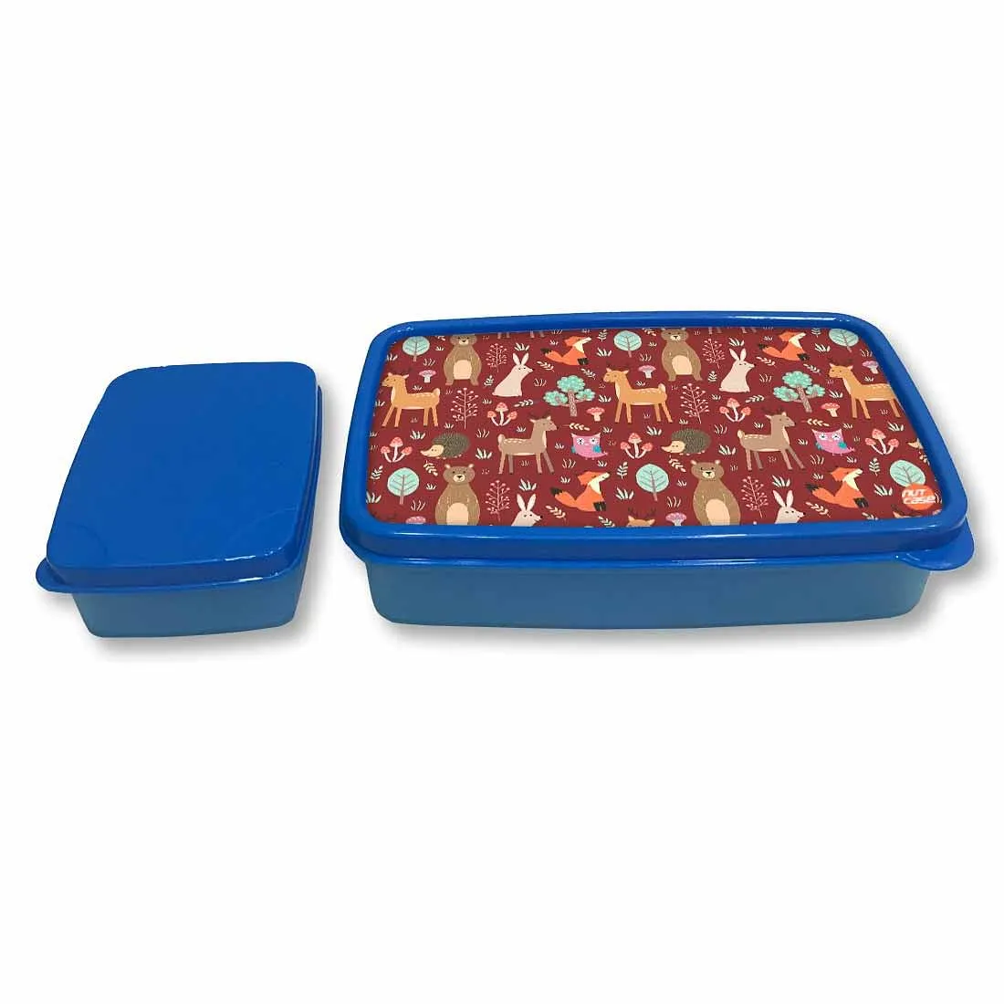 Plastic Designer Storage Box for Snacks School Boys - Animal's World