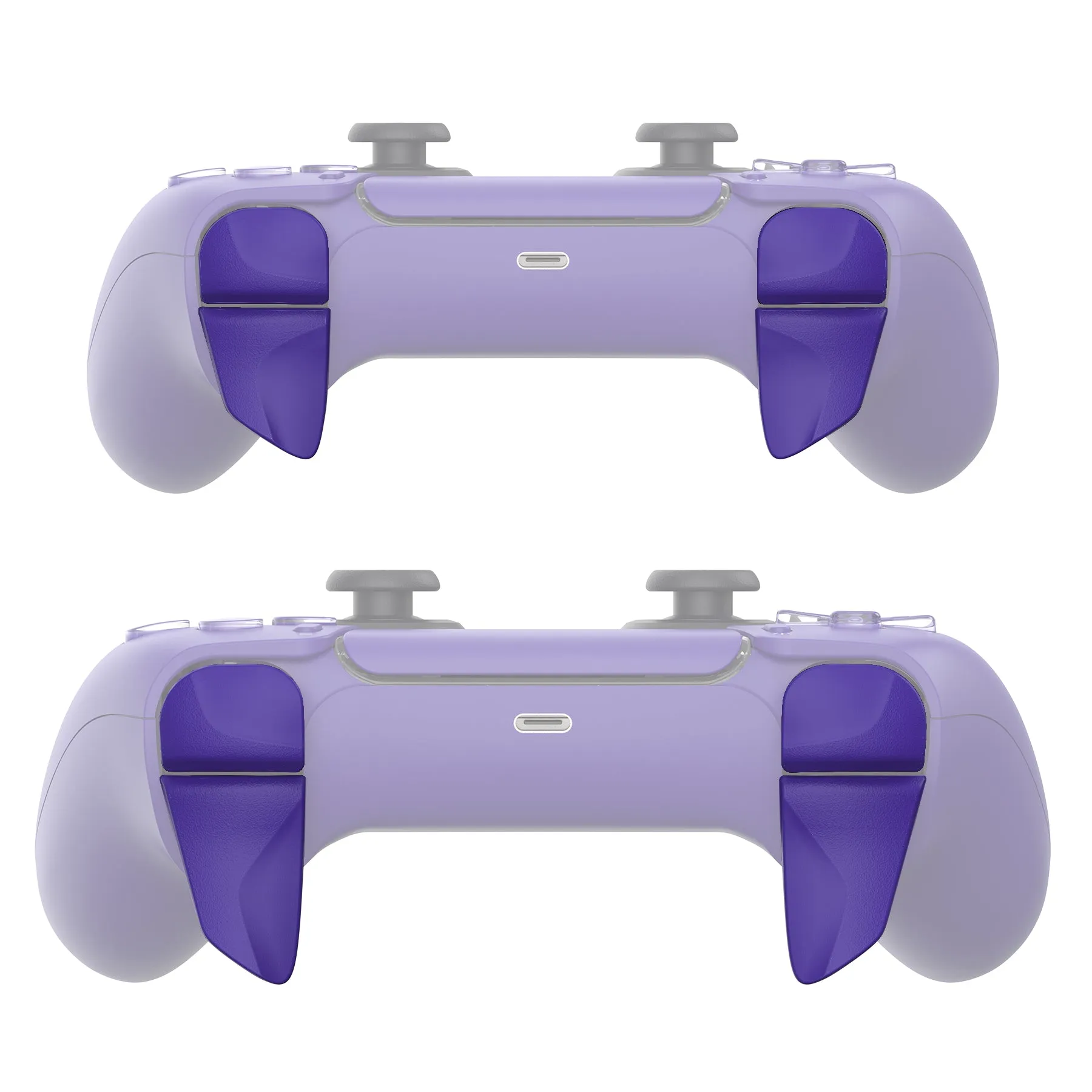 PlayVital BLADE 2 Pairs Shoulder Buttons Extension Triggers for ps5 Controller, Game Improvement Adjusters for PS Portal Remote Player, Bumper Trigger Extenders for ps5 Edge Controller - Galactic Purple - PFPJ090