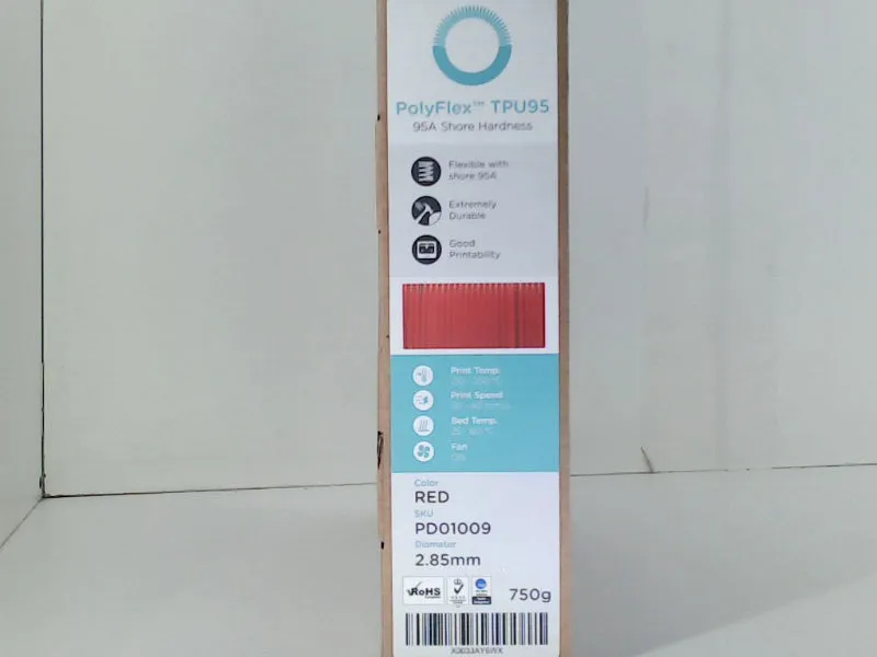 Polymaket PolyFlex TPU 3D Printing Filament 2.85mm Red