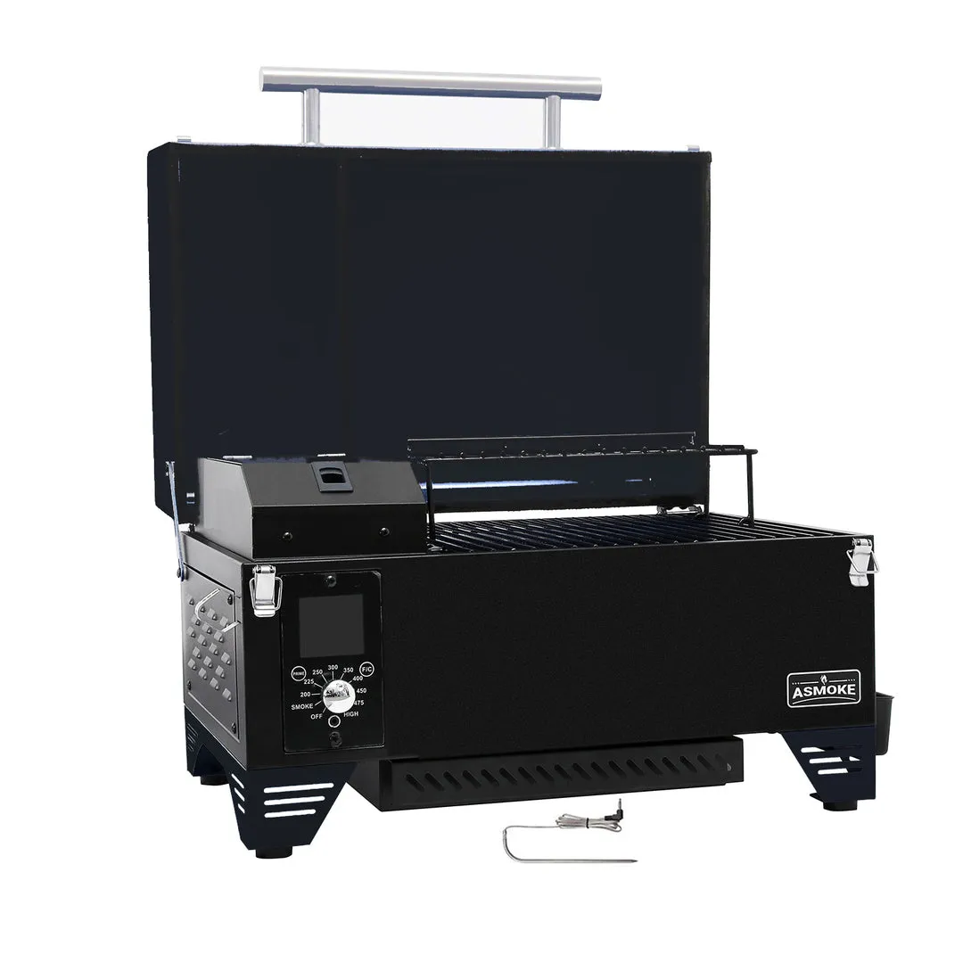 Portable 8-in-1 Pellet Grill & Smoker with ASCA System - ASMOKE