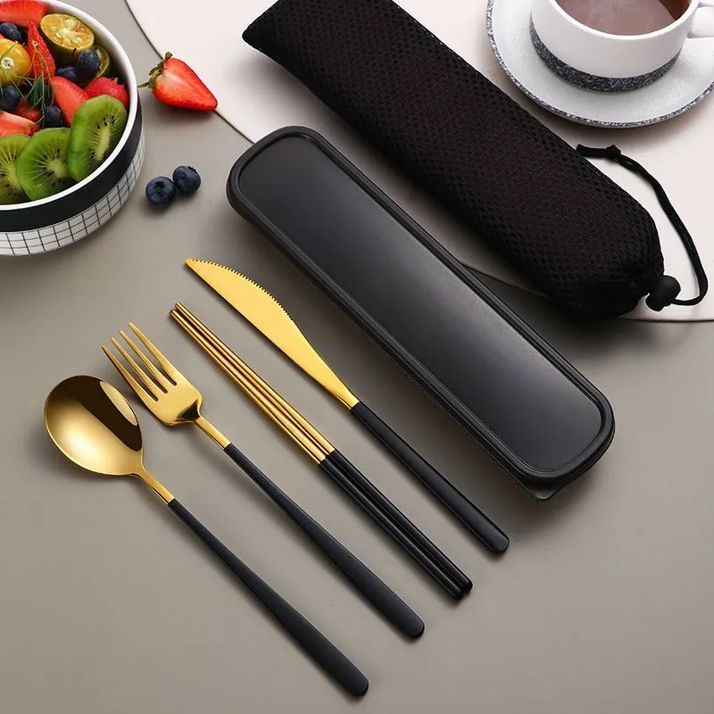 Portable Cutlery Sets with Case