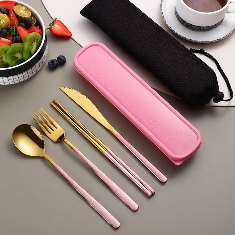 Portable Cutlery Sets with Case