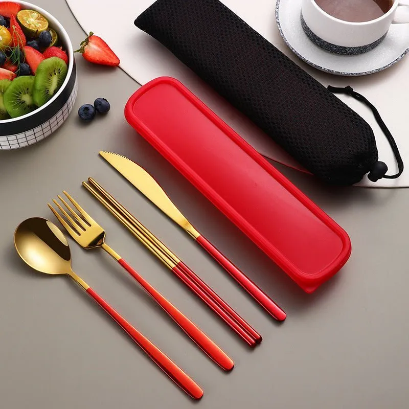 Portable Cutlery Sets with Case