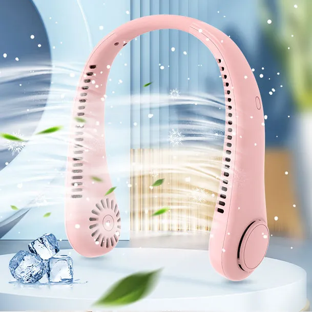 Portable Mini Neck Cooler Cooling Neckband Bladeless Fan