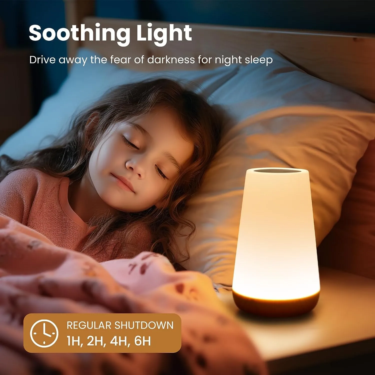 Portable Sensor Control Bedside Lamp