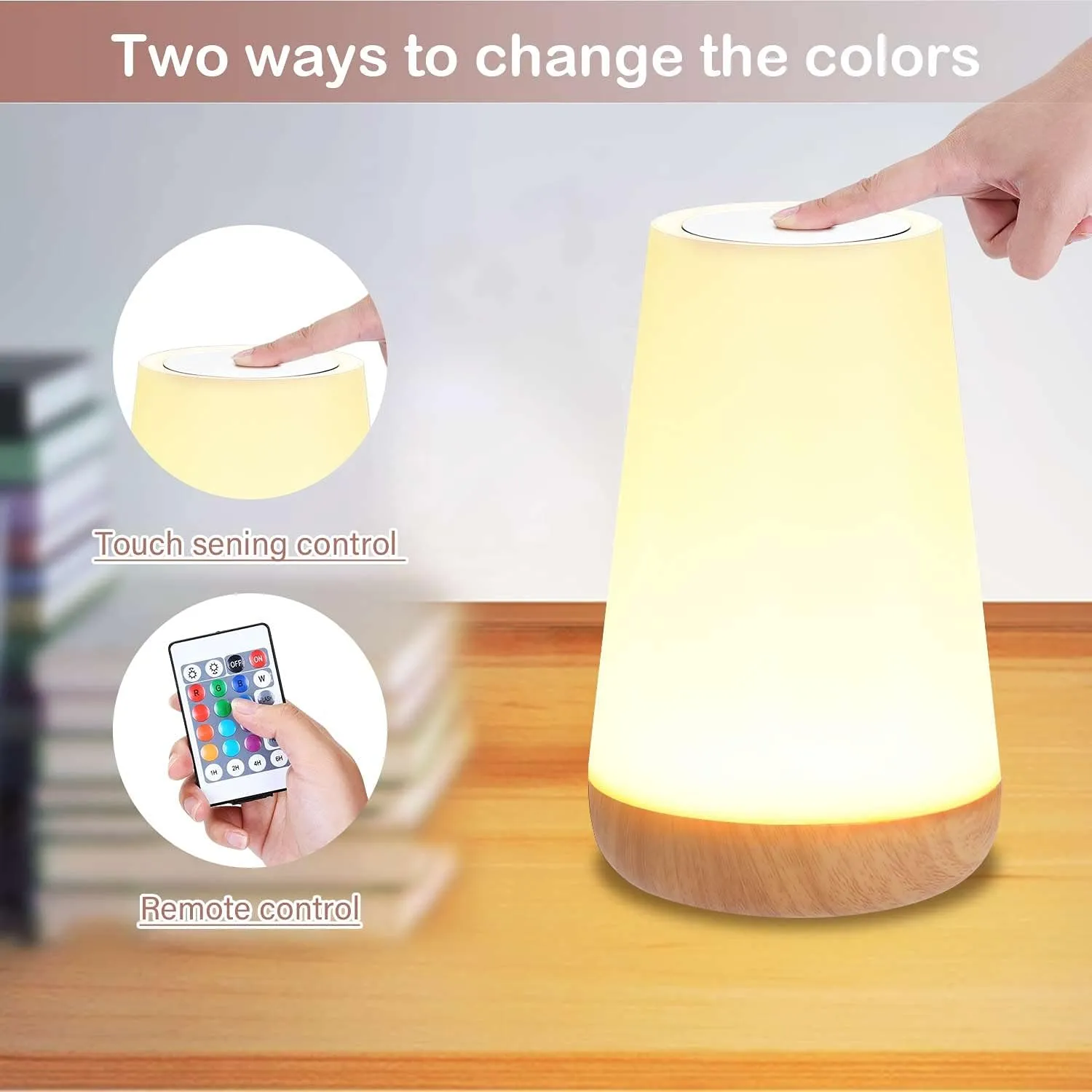 Portable Sensor Control Bedside Lamp