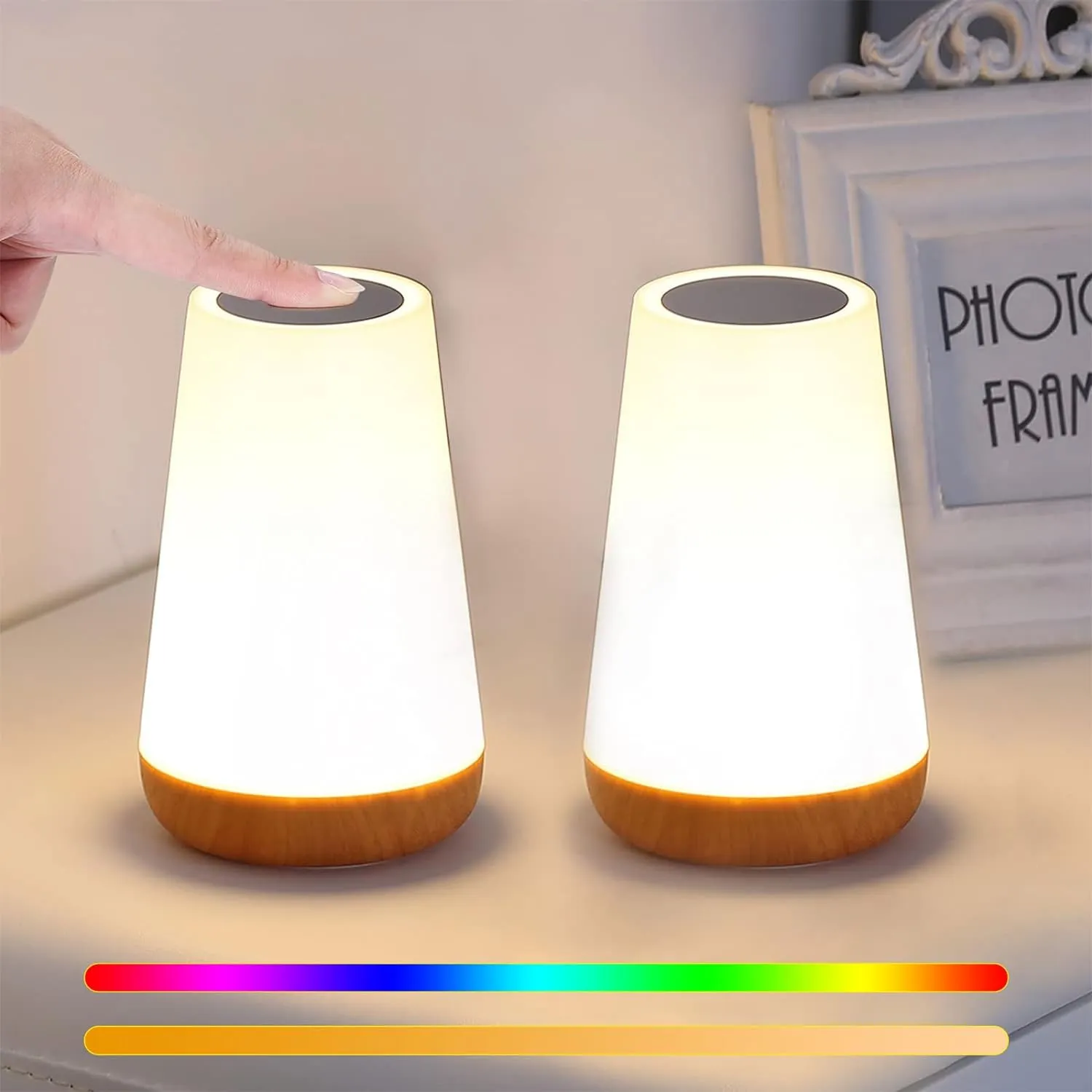 Portable Sensor Control Bedside Lamp