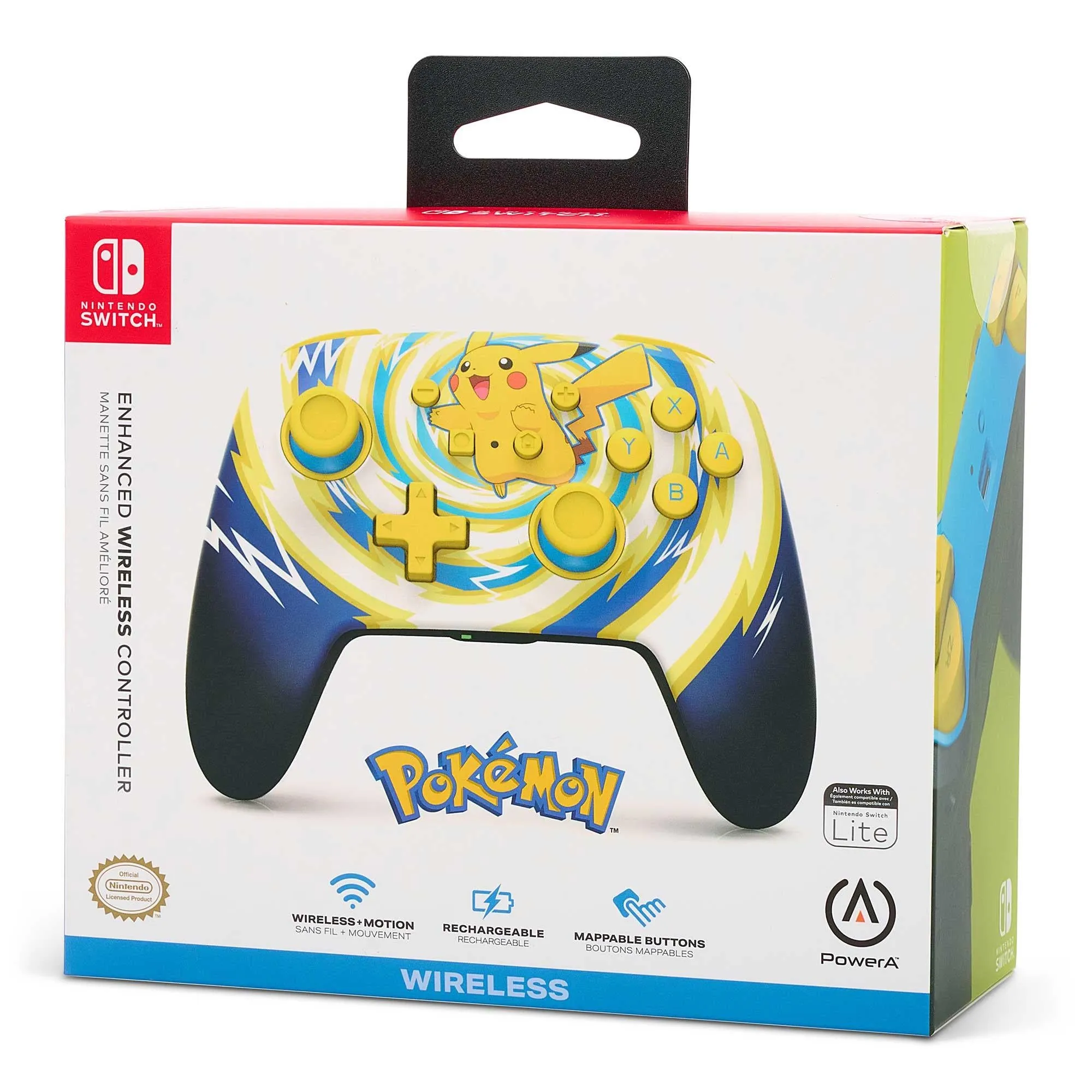 Power A EnWireless Controller for Nintendo Switch (Pokemon Pikachu Vortex)